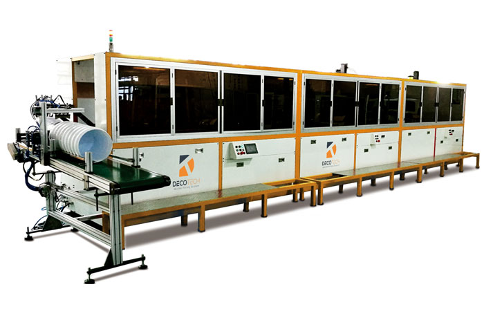DT-1000-JUMBO Automatic Screen Printing Machine for buckets